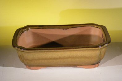 unknown Tan Ceramic Bonsai Pot - Rectangle<br><i>10 x 8 x 3</i>