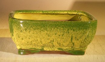 unknown Woodlawn Green Ceramic Bonsai Pot - Rectangle<br><i>6.5 x 5.0 x 3.0</i>