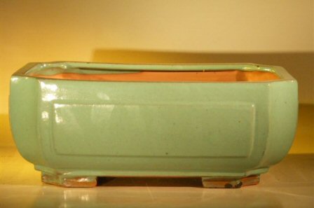 unknown Ceramic Bonsai Pot - Rectangle<br>12.0x9.5x4.75